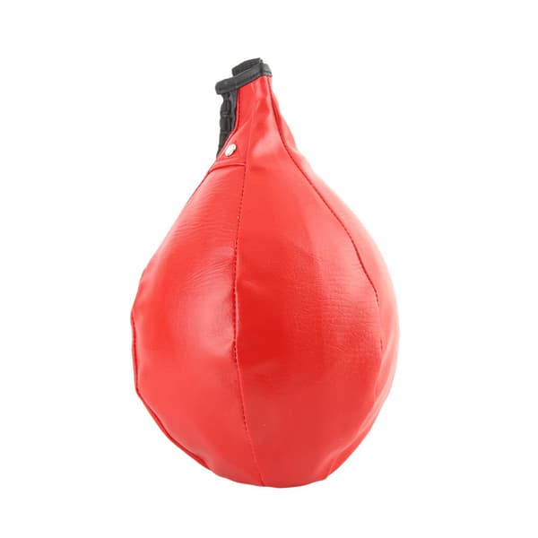 Uppblåsbar boxningsboll för MMA-träning, röd PU