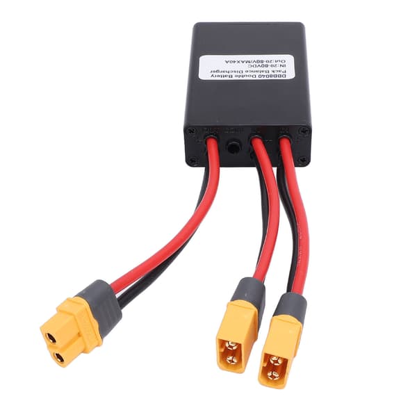 Dobbelt batteri afladningskonverter parallelt modul interface adapter XT60 20-80V til 250-3000W motor