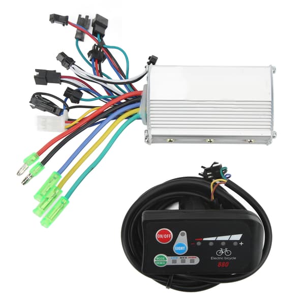 Børsteløst elsykkelkontrollersett 48V 250W 350W med LED-panel 880