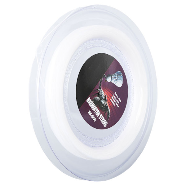 Badminton Racket String 200m Nylon 0.72mm BX650 Hvit Motstandsdyktig Elastisitet