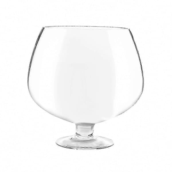 Overdimensioneret stilkglas, stort klart glas, perfekt til aftener med venner.