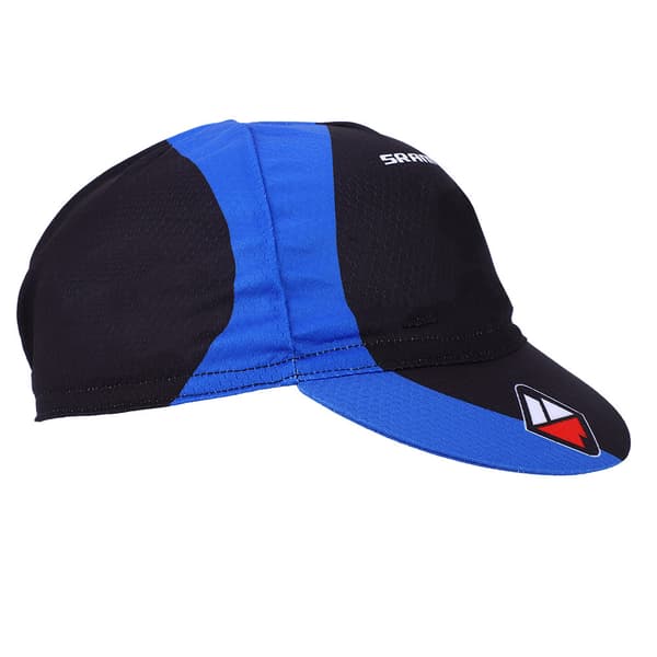 Blå cykelkasket, åndbar polyester, hurtigtørrende, solcreme, til udendørs cykling