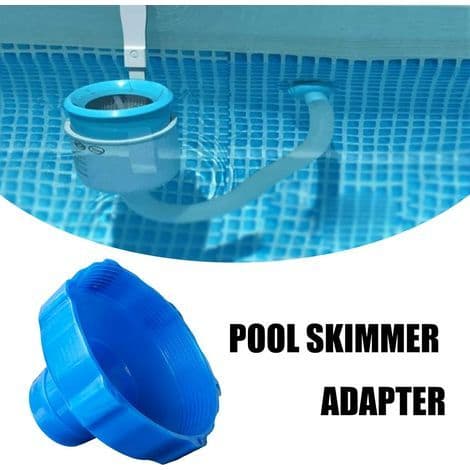 2 st skimmer slangadapter, liten sil slangadapter för poolskimmerkit ovan jord