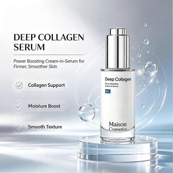 Maison Cosmetics Deep Collagen Serum - Revitaliserende Hydrerende Kremessens