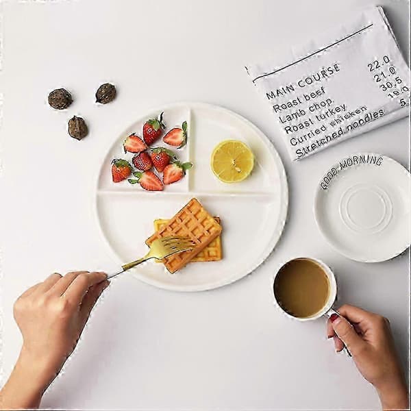 Fin porcelænsplade, 66 til 69 cm, minimalistisk porcelænsplade