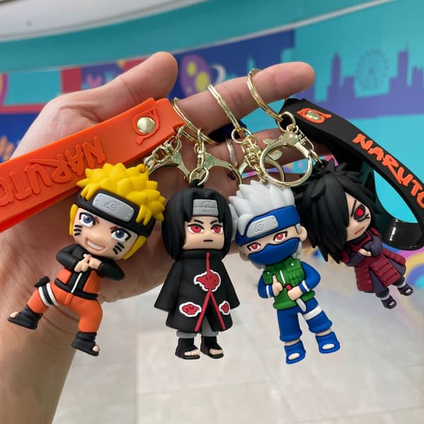 Naruto nøkkelring: Naruto + Jiraiya