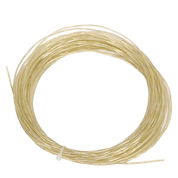 Erstatning Beige 12,2m 1,30mm Titanium Nylon Elastisk Tennisketcherstreng