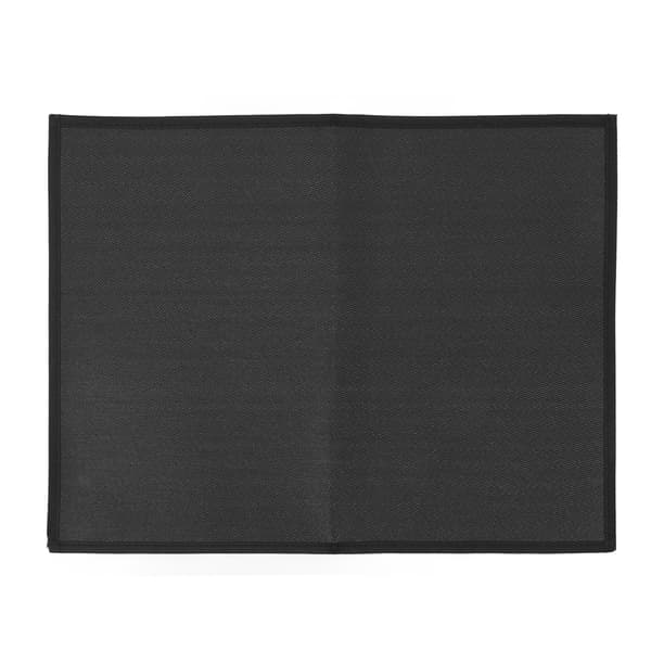 Brandsäker glasfibermatta, värmebeständig, för utomhusgrillar och eldar, 105x60cm