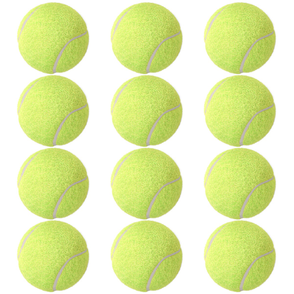 12-pack tennisbollar för justerbar tryckträning