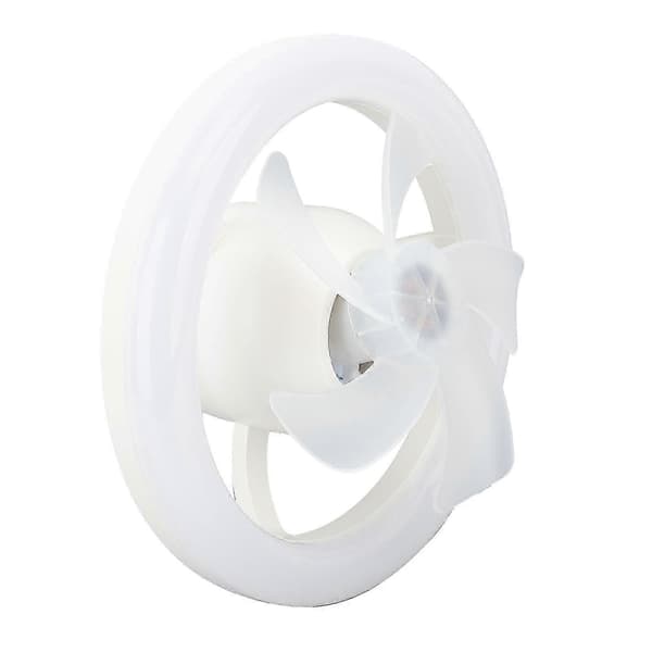 LED-takfläkten har en timerfunktion och möjliggör fjärrjustering av fläkthastighet och belysning.