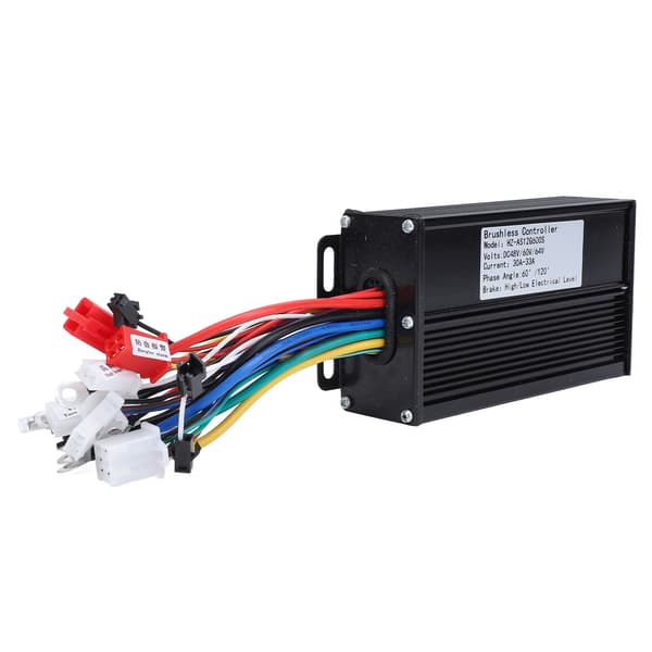Elektrisk løbehjul controller 48V 60V 64V 600W børsteløs aluminiumslegeringsmotor til elcykel