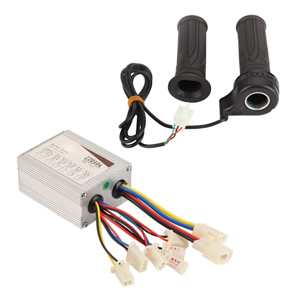 Elcykel Controller og Gasgreb Sæt 24V 500W i Aluminiumslegering