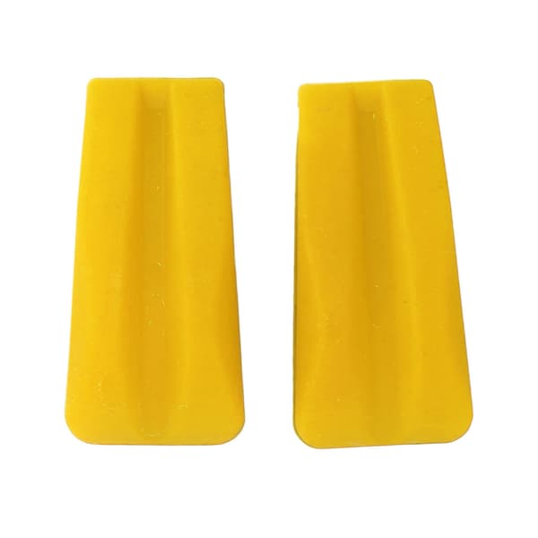 2 st stötdämpare båge gummi vibrationsdämpare ljuddämpare rep gul