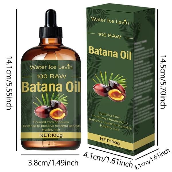 100 ml Batana hårolja – Växtbaserad formula som reparerar skadat hår, slätar ut hårstrån och ger djup näring. 1pcs