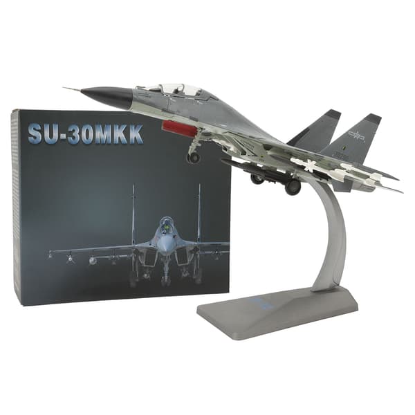 1:72/1/72 Skala SU-30 Jagerflymodel - Statisk Flymodel til Dekoration med Base og Stativ