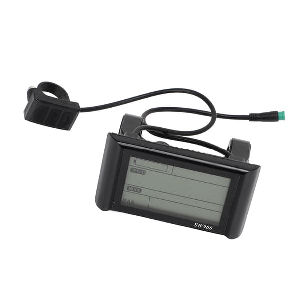 SW900 LCD-panel for elektrisk sykkel og sparkesykkel, vanntett, 5-pinners erstatningstilbehør
