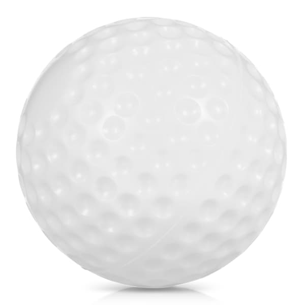 6-pack 9-tums PU-basebollar med gropar och väska för träningsmaskin