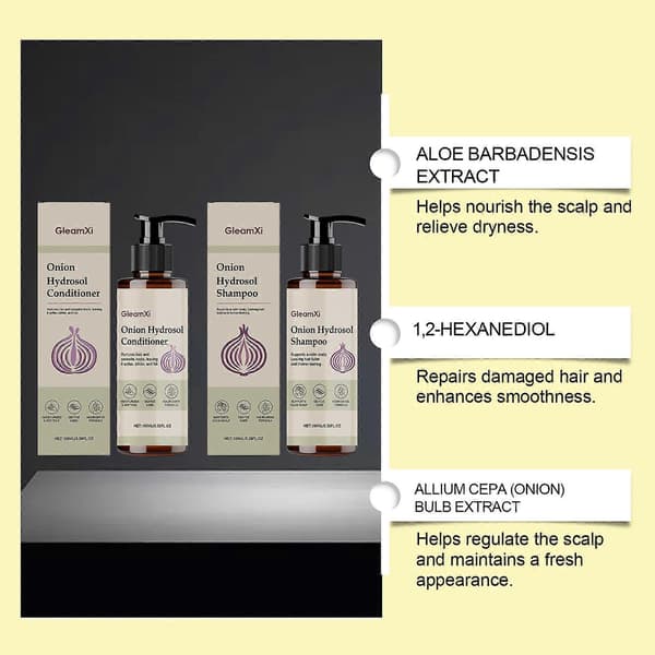Sipulihydrosolishampoo - Luonnollinen hoito hiusten kasvuun