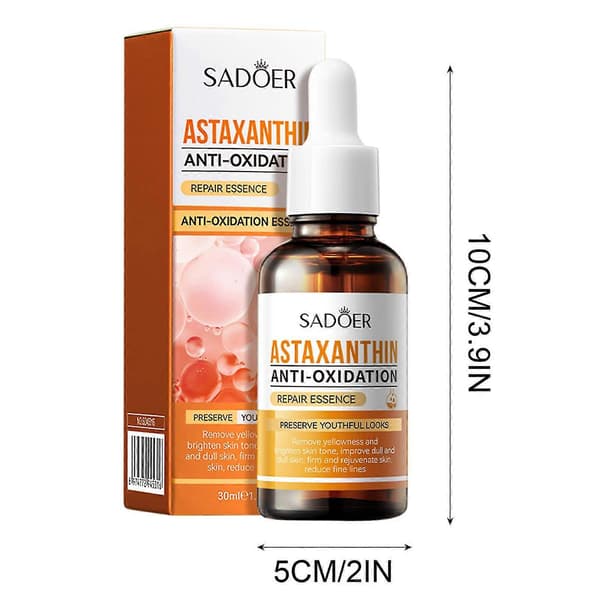 Astaxanthin Antioxidant Reparationsessens Ampul Essens Fugtgivende Essens 30ml
