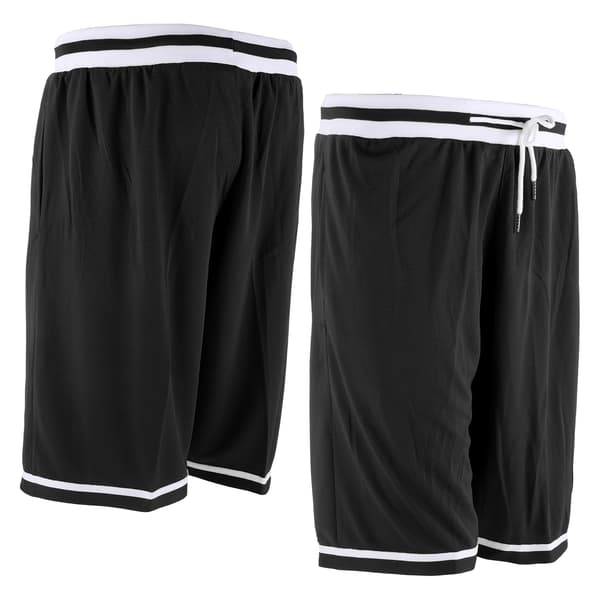 Herre hurtigtørrende sportsshorts, sommer, løb, træning, åndbare med striber, XXL