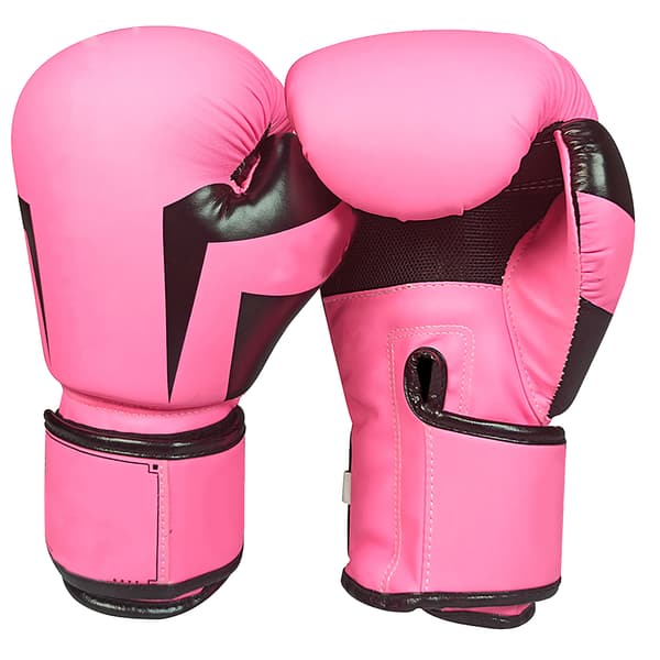 10 oz boksehansker for trening, menn, kvinner, voksne, barn, rosa, demping, beskyttelse