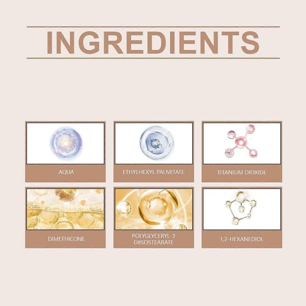 Zephoco concealerpalett för en naturlig hy, suddande effekt concealer