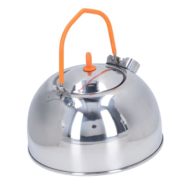 Bærbar campingkjele, 304 rustfritt stål, varmeisolasjon, anti-skålding, 0,6L