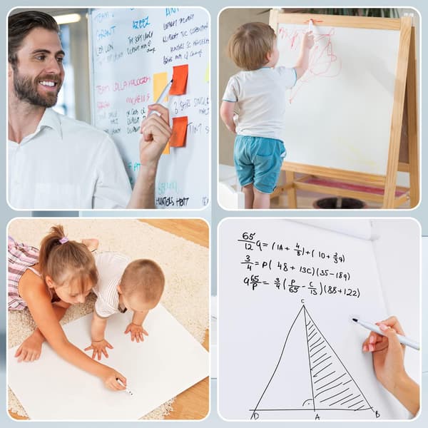 10-pack whiteboardpennor, färgade magnetiska whiteboardpennor, finspetsade raderbara wh.