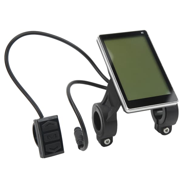 LCD-display til elcykel og scooter M5-panel med stik, vandtæt, holdbar ABS