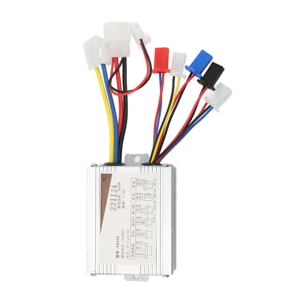 36V 500W elektrisk sykkel børstemotorkontroller, aluminiumslegering, tilbehør
