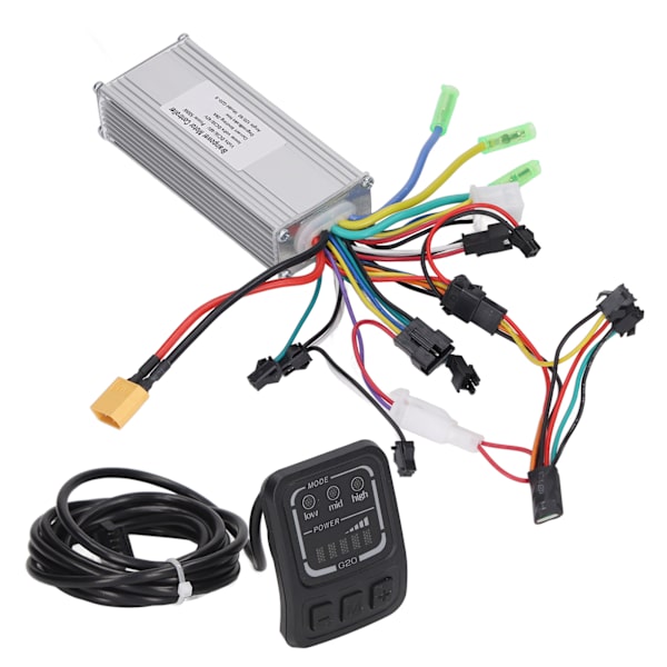36V 48V 500W Elcykel Motor Controller med Display Panel G20 Scooter Tilbehørssæt