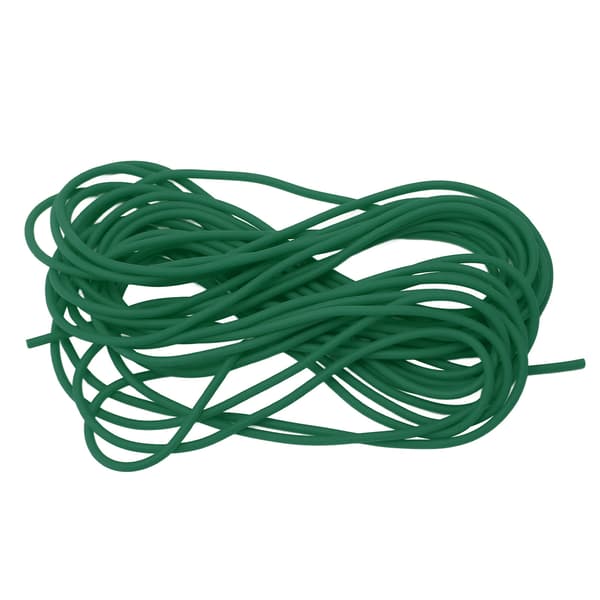 Elastisk latexreb 2,1 mm 5 m til tennistræning udendørs sport grøn