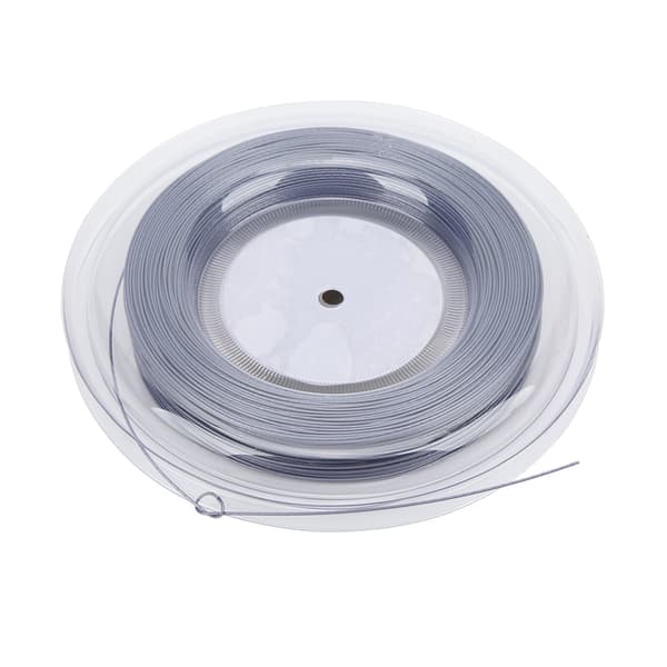 Tennissträng 200m Polyester 1.25mm Styv för Rackerträning, Räfflad Sträng