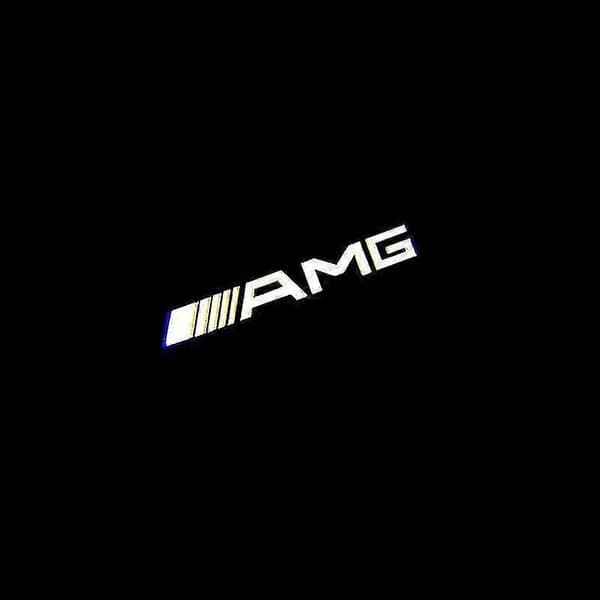 2-dörrars LED-logoprojektor, för Mercedes-Benz GLS/GLC/GLB/GLA/A/B/C/E-klass modeller