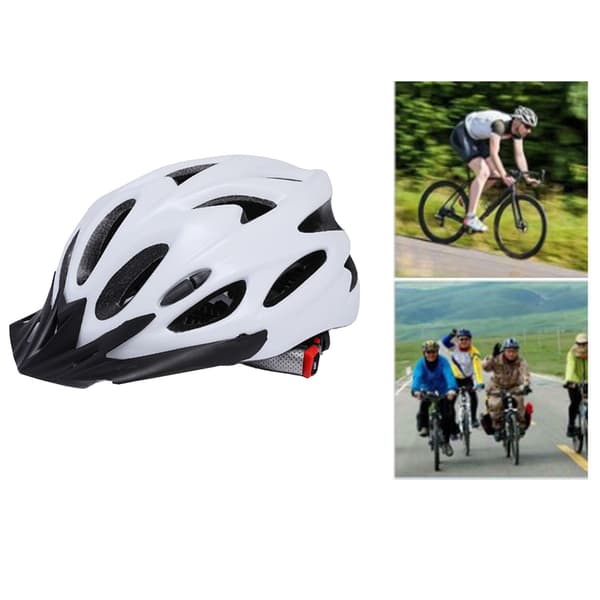 Cykelhjälm Säkerhet för Cykling med EPS PC-skydd för Män och Kvinnor, Vit