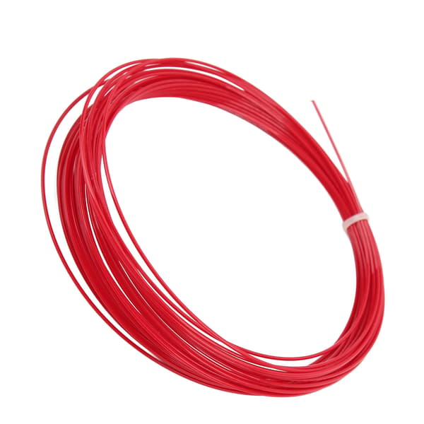 Professionel sekskantet tennisline 12m/39.4ft holdbar polyesterfiber rød