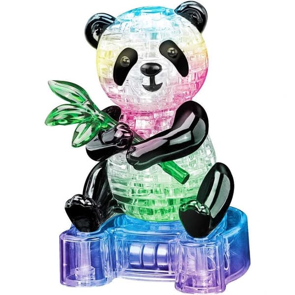 Panda Krystalpuslespil - 3D Gør-det-selv Pædagogisk Legetøjsgave - Legetøjssæt