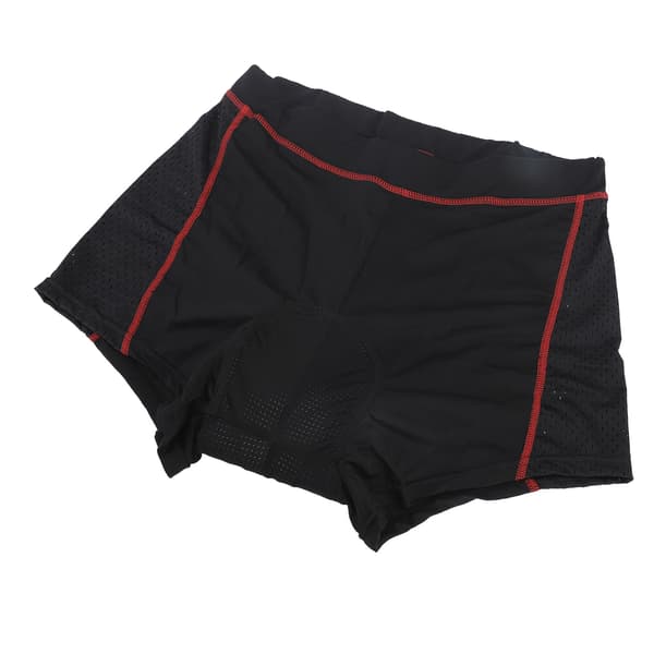 Cykelundertøjsshorts med polstring, stødabsorbering, åndbare, hurtigtørrende til cykling, skiløb, skøjteløb (størrelse L)