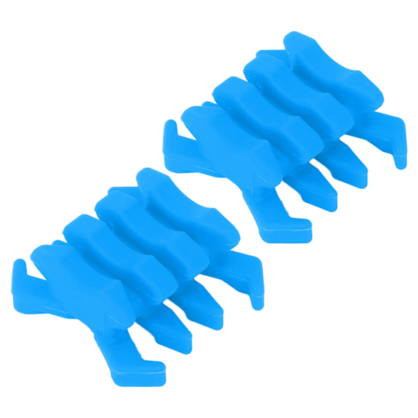 Krabformad vibrationsdämpare i gummi för compoundbågar med delade armar, blå.