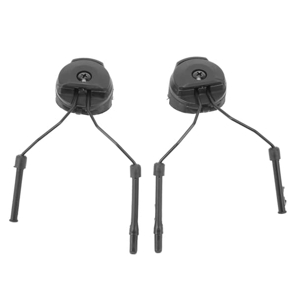 2 STK ABS Hjelmskinneadapterbrakett for sportshodetelefoner
