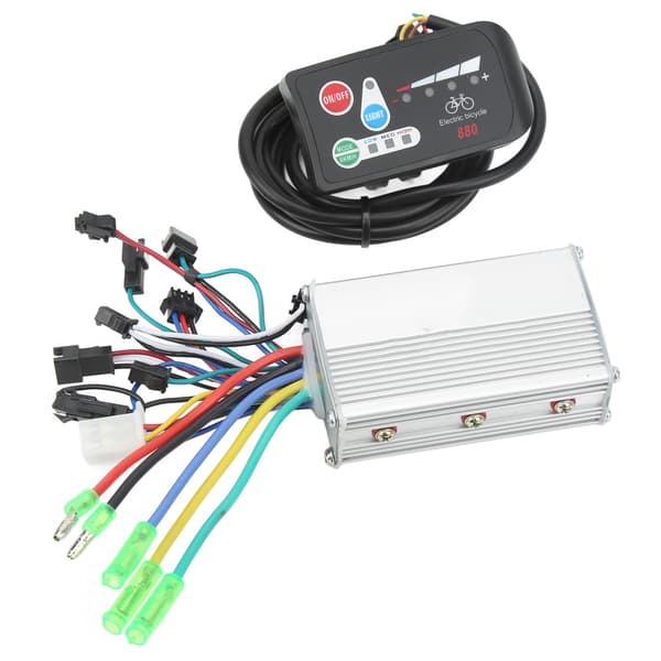Borstlös elcykelkontrollsats 48V 250W 350W med LED-panel 880