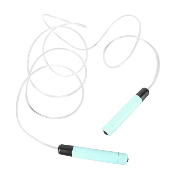 LED-lyshoppetau med ergonomisk håndtak for trening, studenter og voksne - Grønn