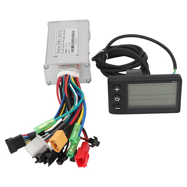 Børsteløs Sinusbølge Motor Controller Kit 17A 3 Tilstande med Panel S866 til El-cykel Scooter