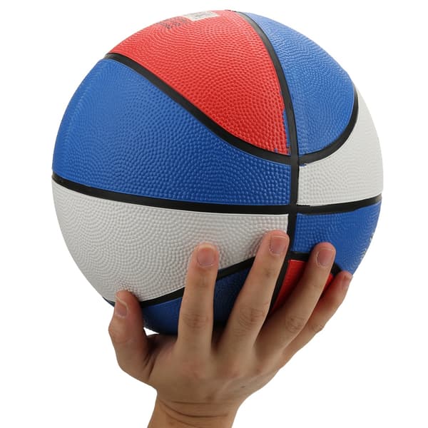 Profesjonell basketball, størrelse 7, gummi, tre farger, for studenttrening