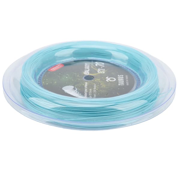 POWERTI BX70 Nylon Badmintonstreng, Høy Elastisitet, 0.7mm, 200m, Himmelblå