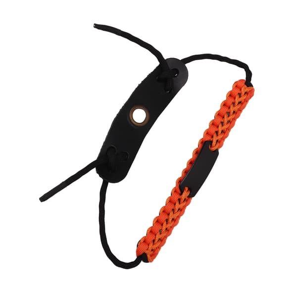 Justerbar nylon bueskydningshåndledsrem, orange, til jagt og skydning