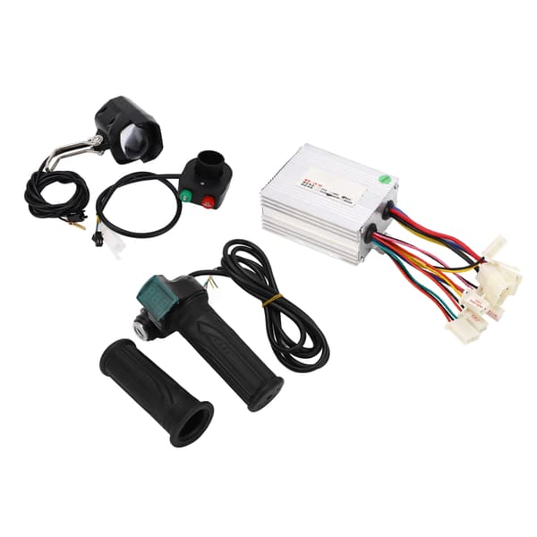 Elektrisk sykkel gassregulatorsett 48V 500W med frontlys og stabilt styre