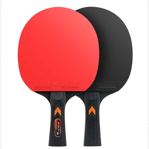 Bordtennisbat sæt til 2 spillere med 2 bat og 3 bolde til begyndere