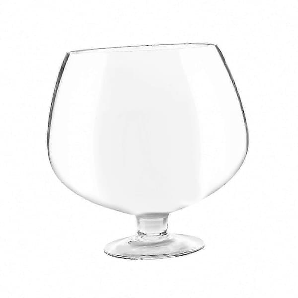 Overdimensioneret stilkglas, stort klart glas, perfekt til aftener med venner.
