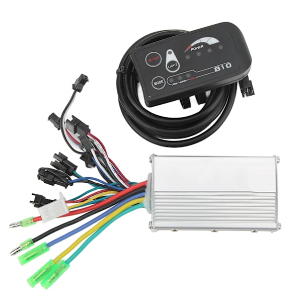 Elcykel Motor Controller Kit 48V 250W 350W med LED Panel 810